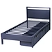 Metal Bed With Storage Drawers
